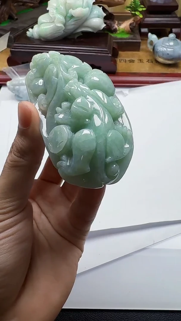 吊坠(不含链)未镶嵌翡翠1