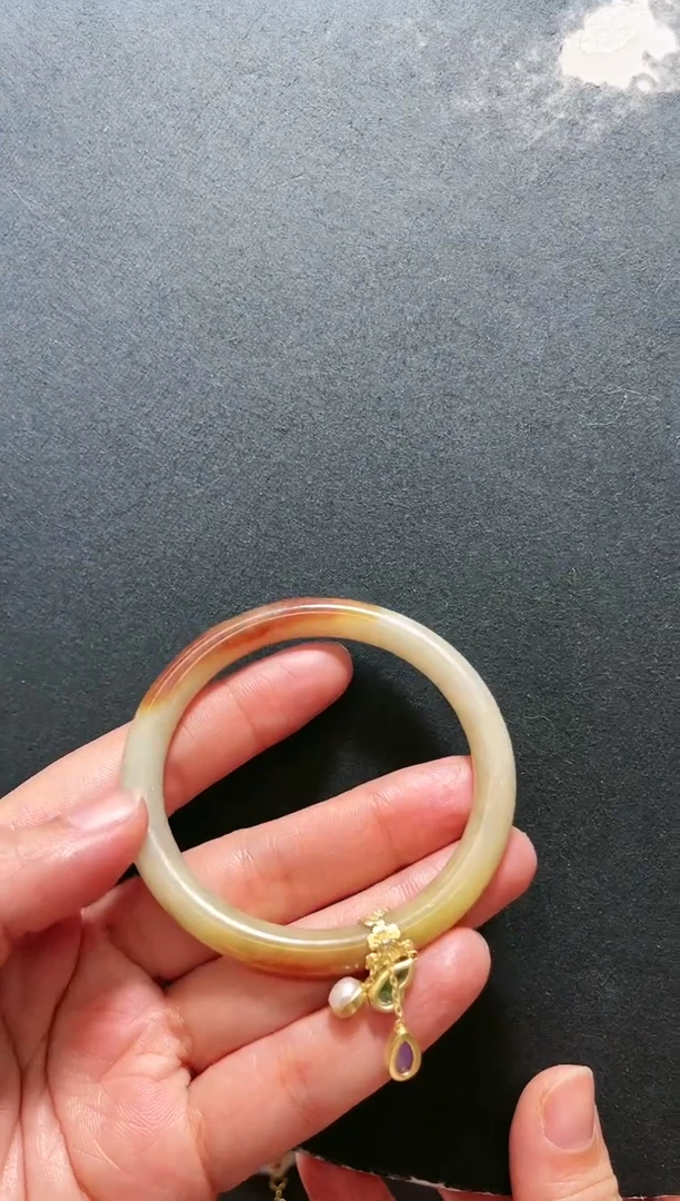 【闪购商品】翡翠手镯未镶嵌圈口53支持48小时鉴赏