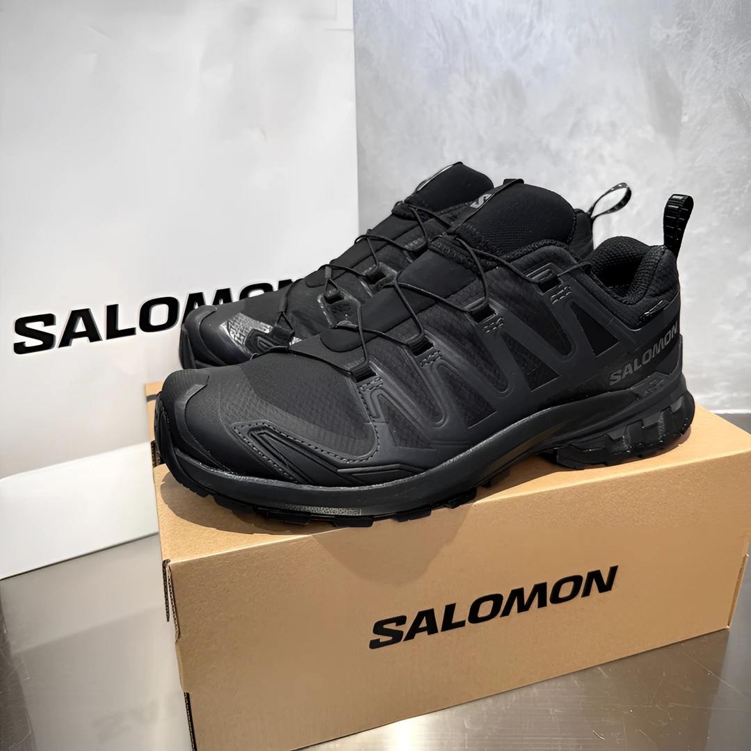 SALOMON萨洛蒙XA PRO 3D黑色黑武士 低帮运动户外跑步鞋 472701