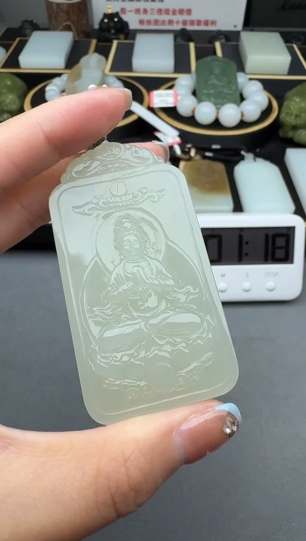 颈饰未镶嵌和田玉3