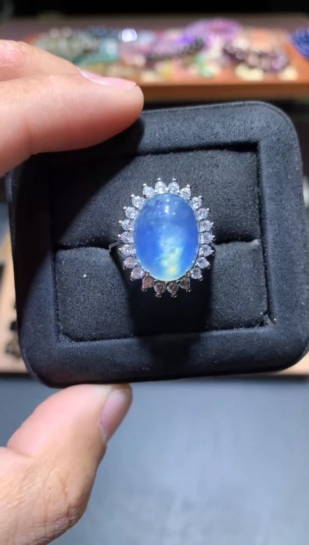 【闪购商品】海蓝宝石戒圈未镶嵌G88