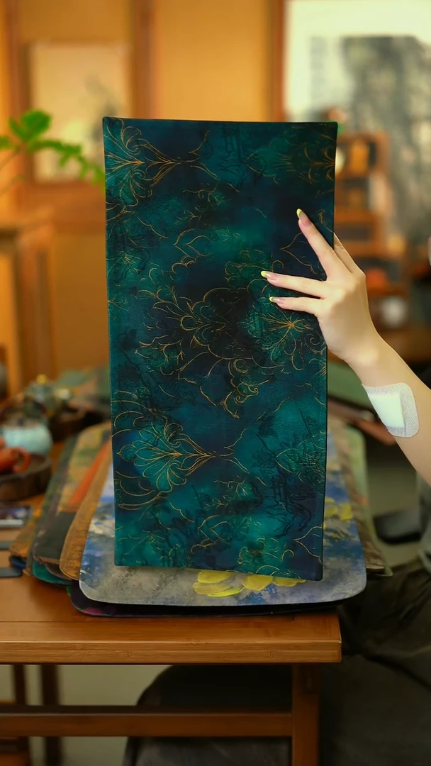 新品小片蓝色50*24