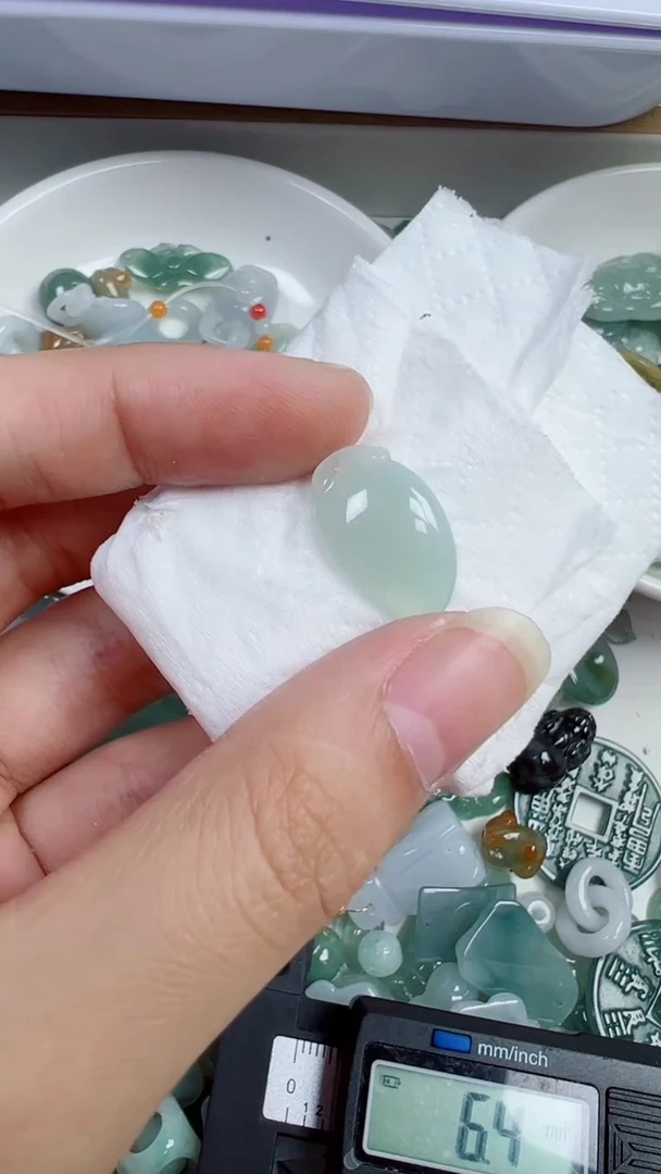 散珠翡翠343号链接，A货翡翠