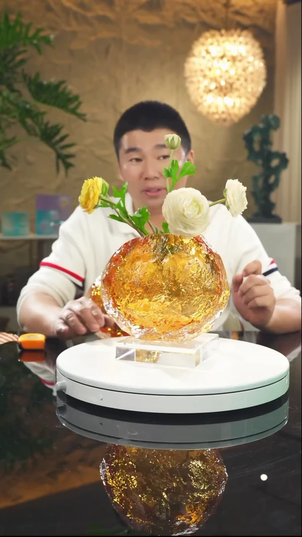 【闪购商品】瓷片福利火山石花瓶27号