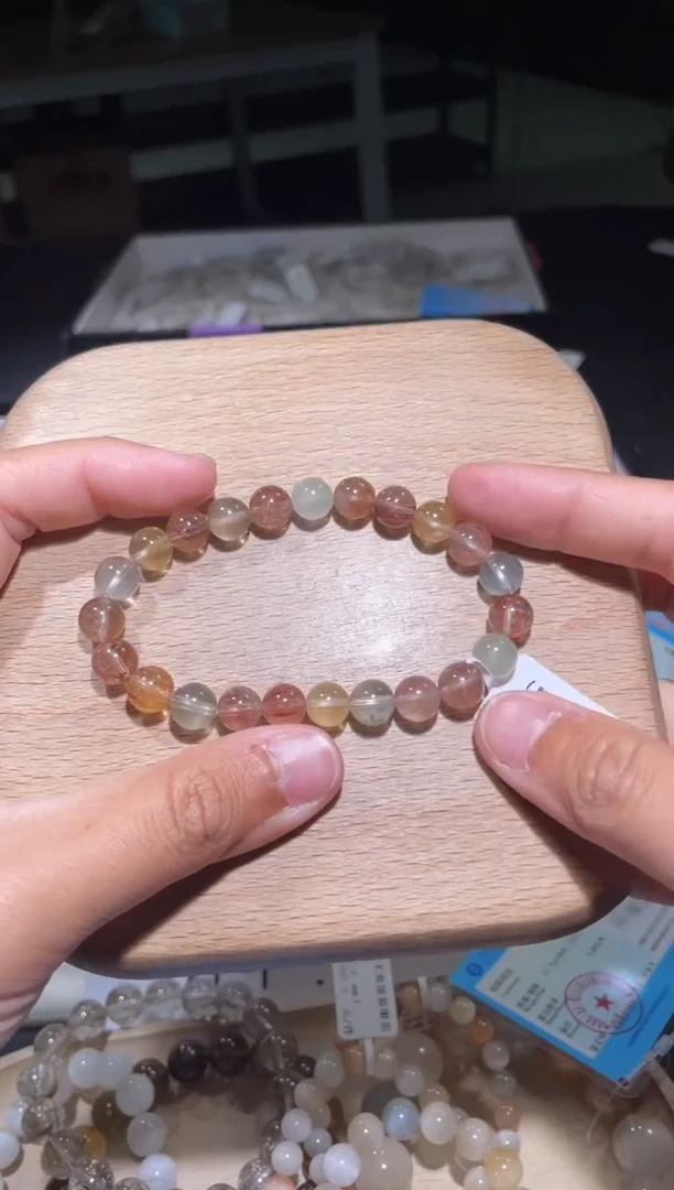 【闪购商品】水晶手链未镶嵌58号多样性发货一L 约8+