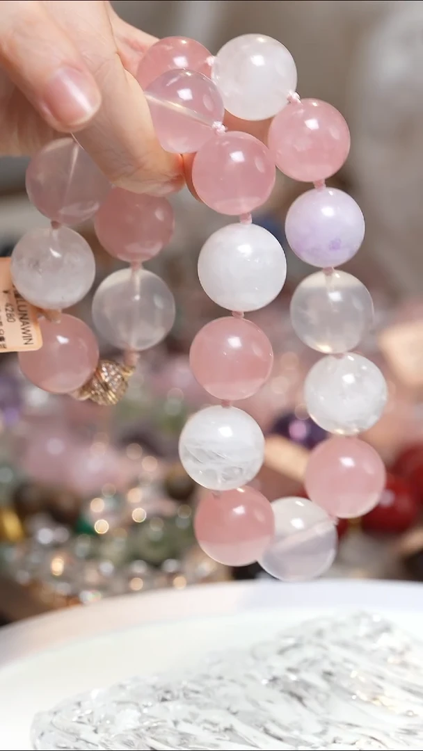 项链未镶嵌水晶粉水晶项链·YY0025SEP0661G040