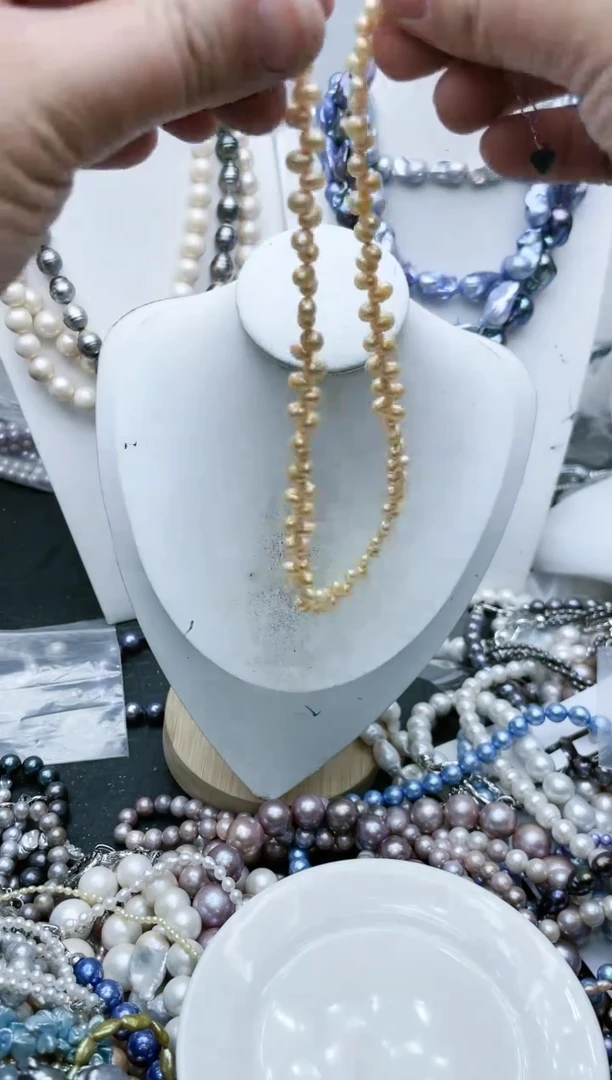 【闪购商品】淡水珍珠颈饰钛钢2