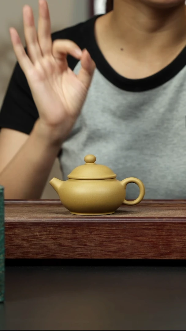 紫砂茶杯黄金段 改良潘壶