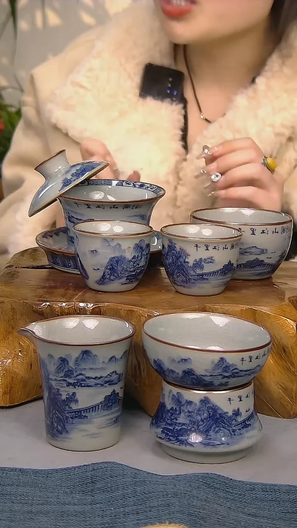 【闪购商品】6件套陶瓷茶具简装家用系列