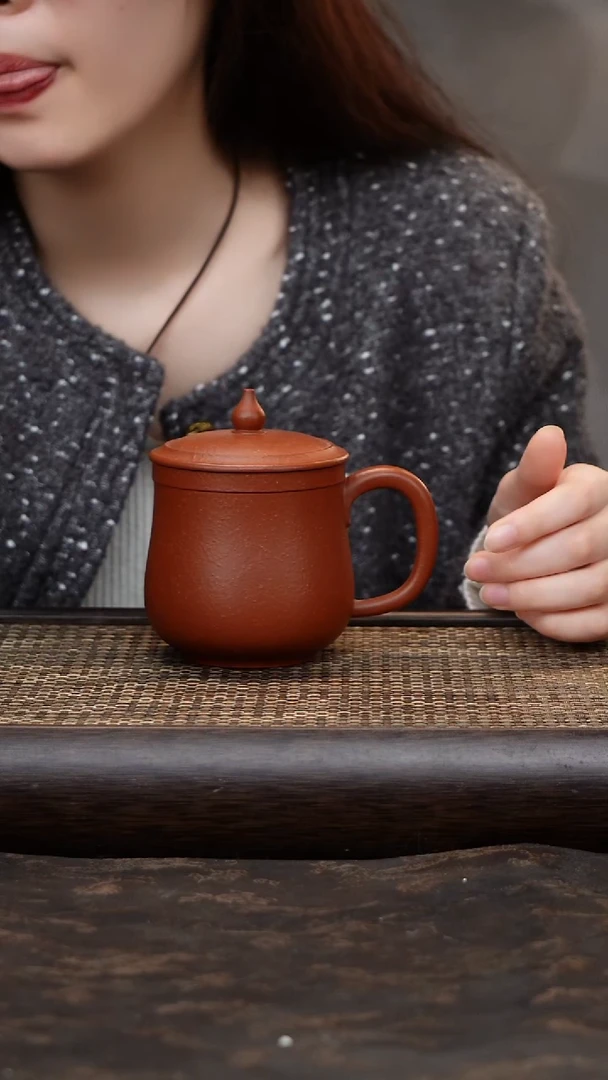 茶杯紫砂朱泥葫芦
