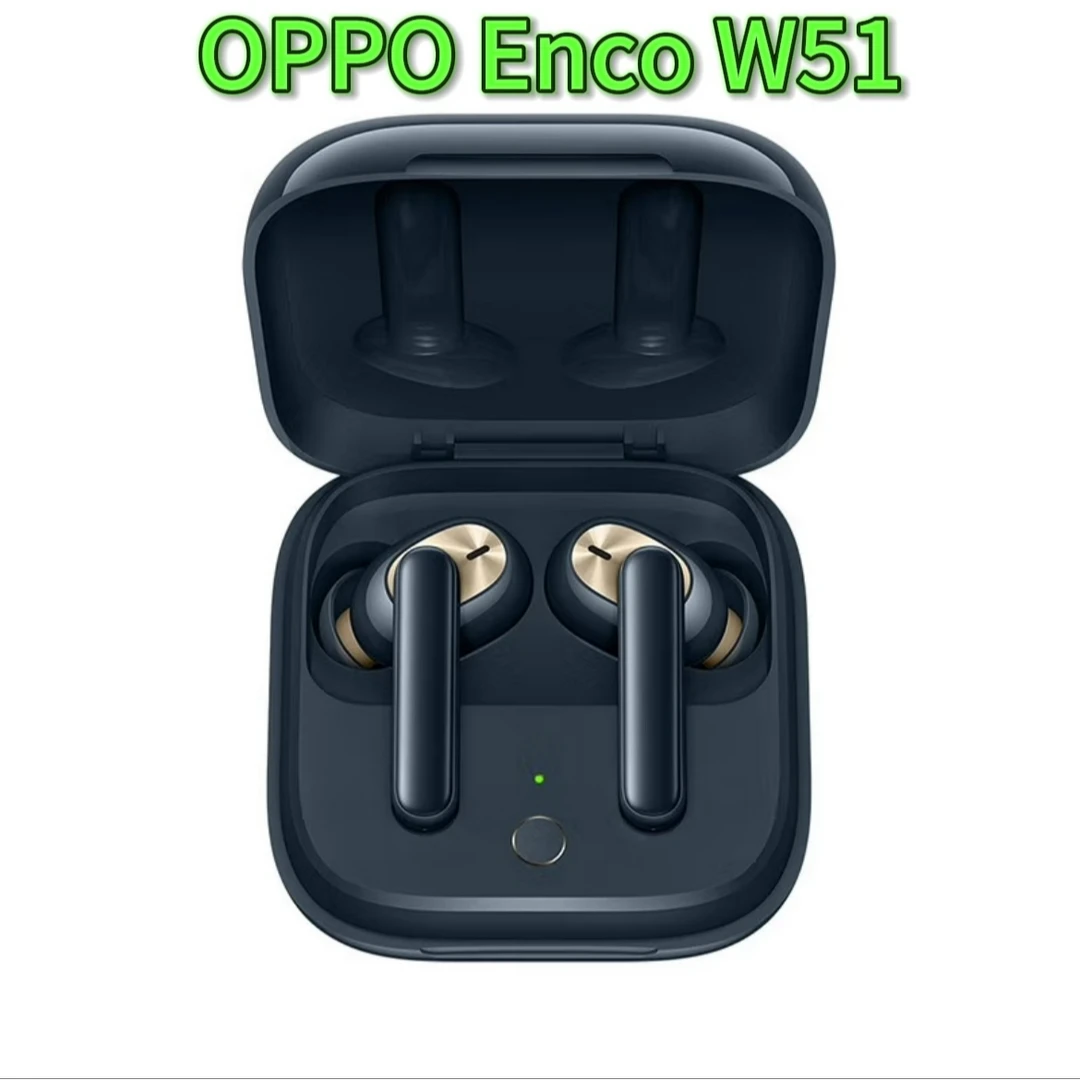 95新 OPPO OPPO Enco W51真无线蓝牙耳机 通话降噪耳机