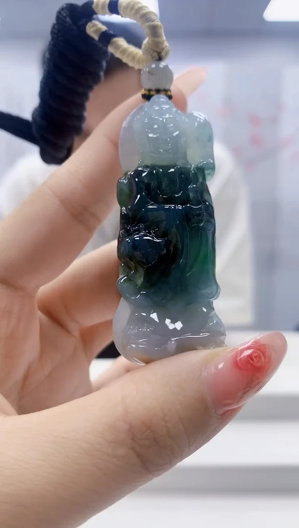 未镶嵌定制翡翠4898ty-毛货挂件43