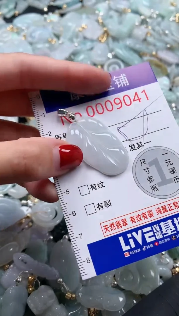 翡翠未镶嵌吊坠(不含链)9041