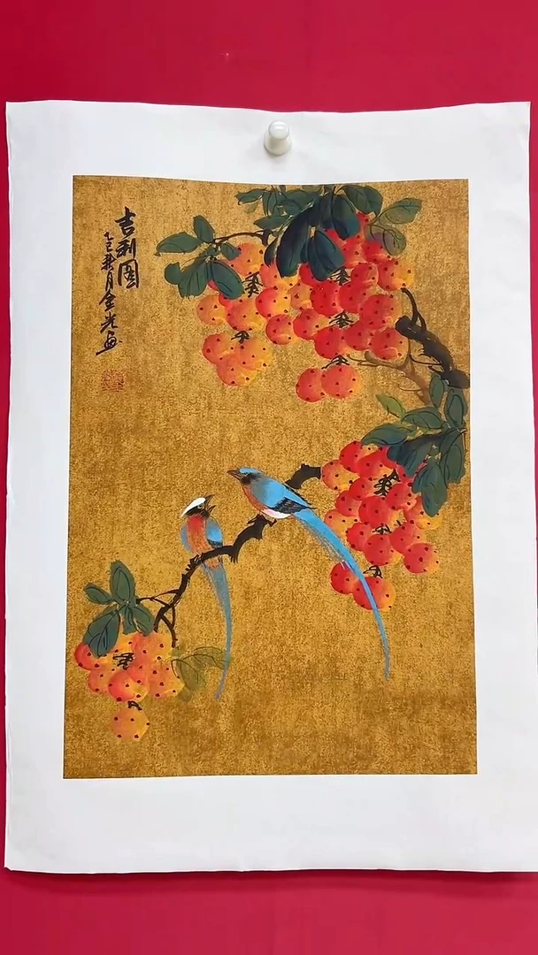 国画杨金光/花鸟/宣纸/国画