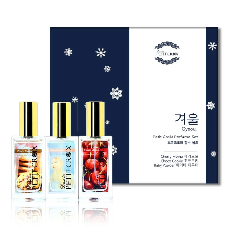 PETIT CROIX冬天Gyeoul 持久留香香水礼品套盒3件套 30ml*3