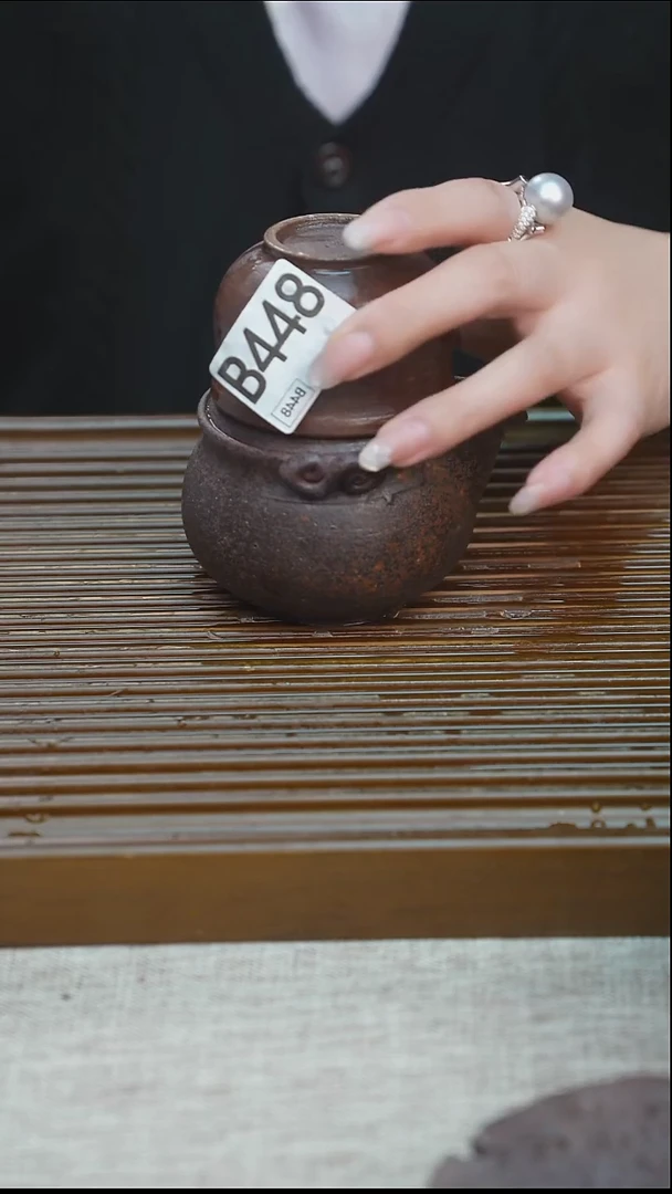 纯手工粗陶茶具每一只不一样