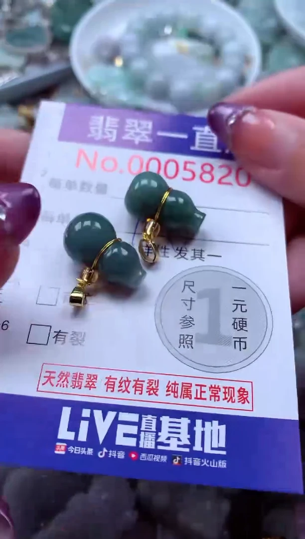 翡翠未镶嵌吊坠(不含链)5820