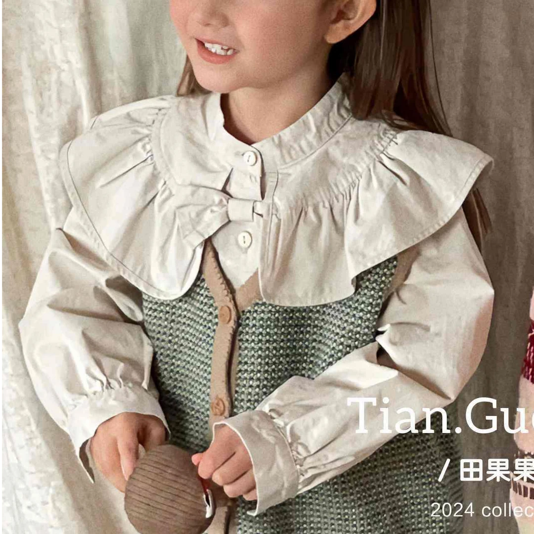 抖店圆领包边蝴蝶结衬衫Q2-AM2Q101