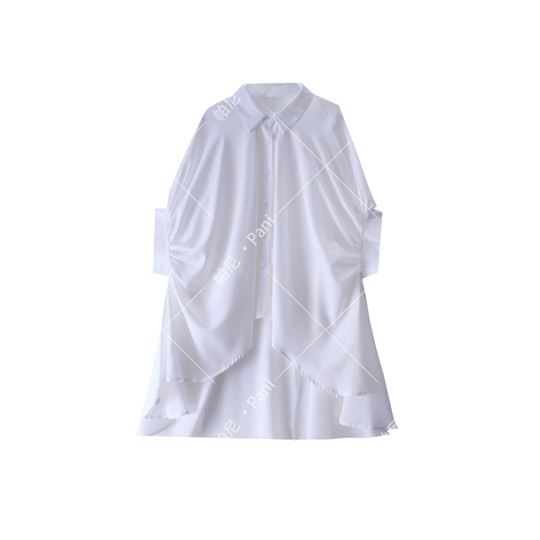 【PANI大码201】2025洋气百搭显瘦设计款内搭衬衫春夏款