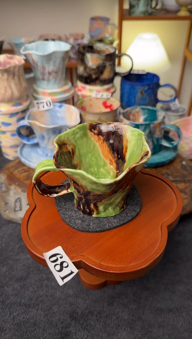 颜色釉杯杯681 景德镇颜色釉杯杯