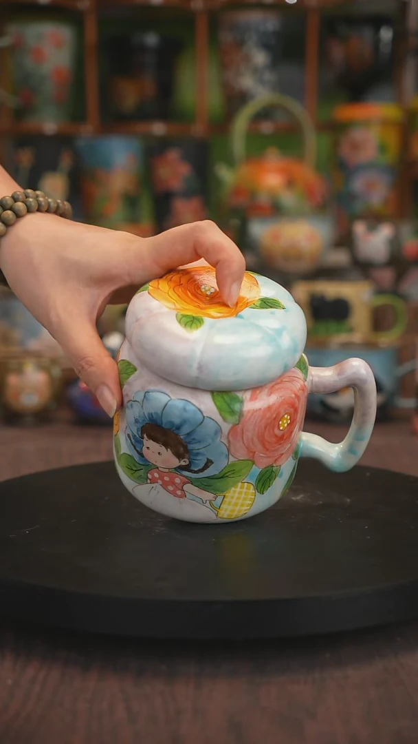 油画手绘釉下彩