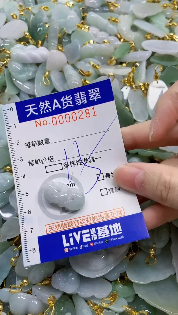 颈饰未镶嵌翡翠天然A货翡翠