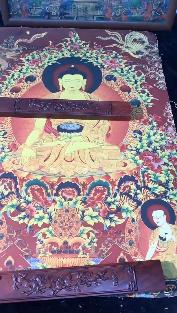 卷轴画075释迦摩尼佛