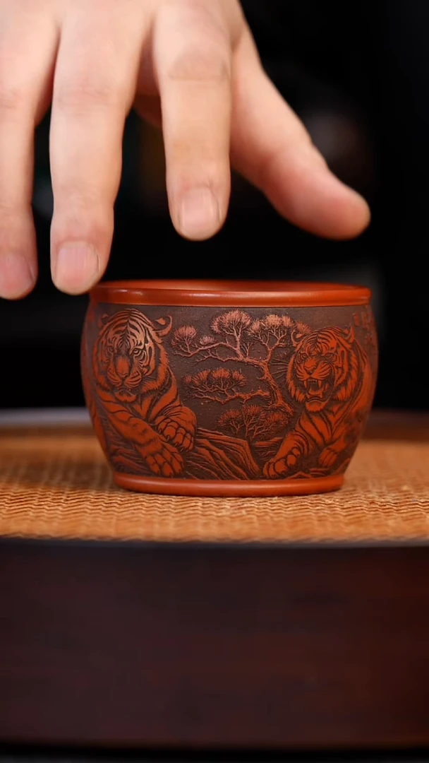 茶杯紫砂宜兴全手工紫砂杯