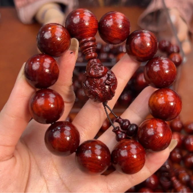 2.0 小叶紫檀财神手串【861】