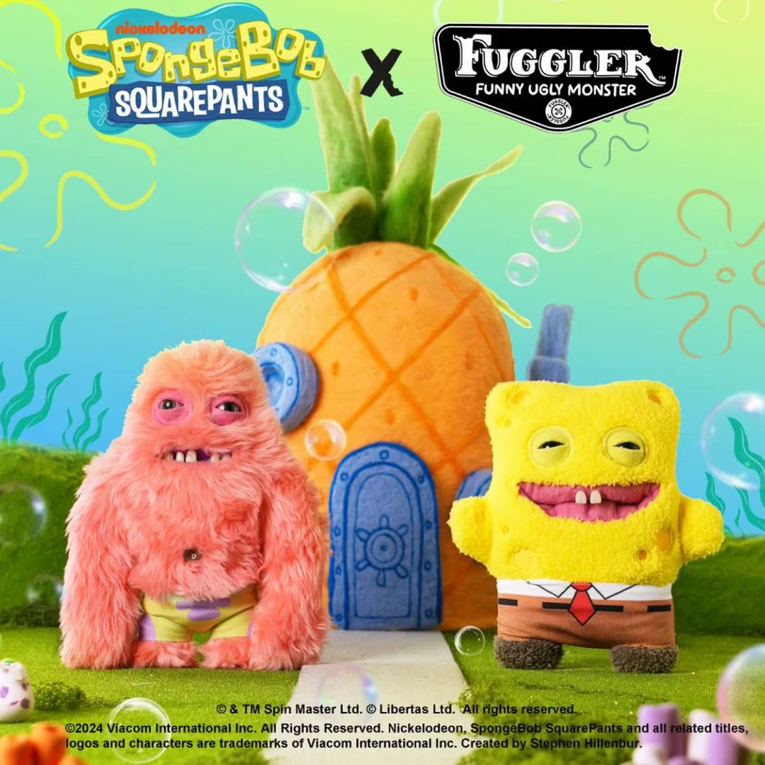 FUGGLER海绵宝宝派大星丑萌毛绒玩偶公仔