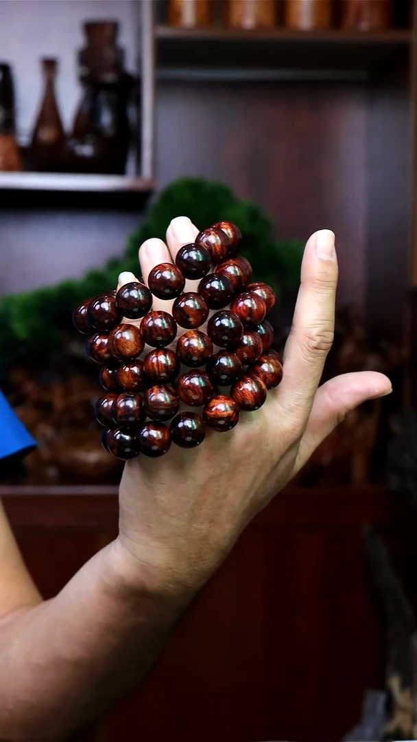 黄花梨/降香黄檀手串/手链海南黄花梨1.8手串多样性发一