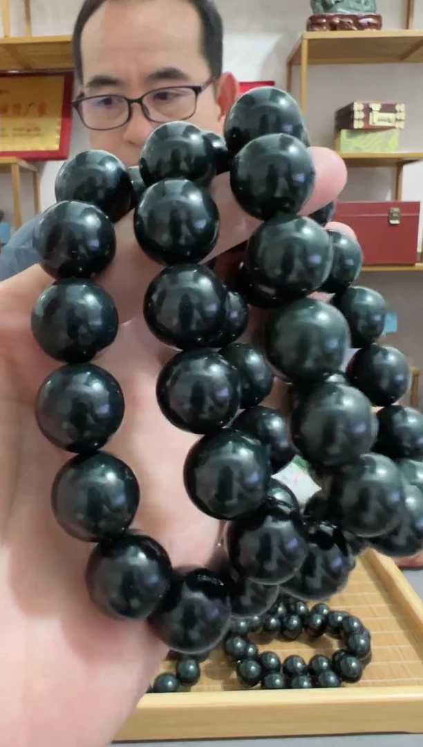 手串未镶嵌和田玉16黑油青多样性发货·拍一发一