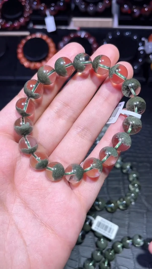 【闪购商品】水晶手链未镶嵌绿幽灵单圈A11（多样性发其一）