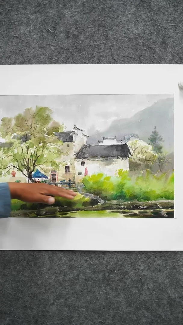 书法作品WLJ水彩画作品