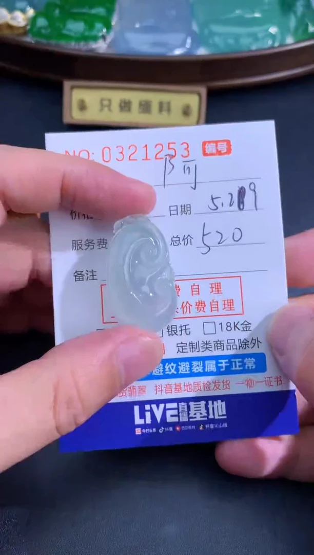 翡翠未镶嵌颈饰阿