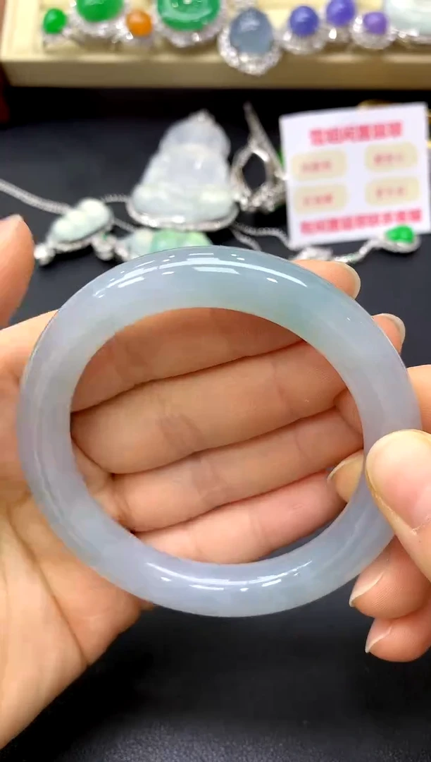 未镶嵌手镯翡翠420-中国好珍宝