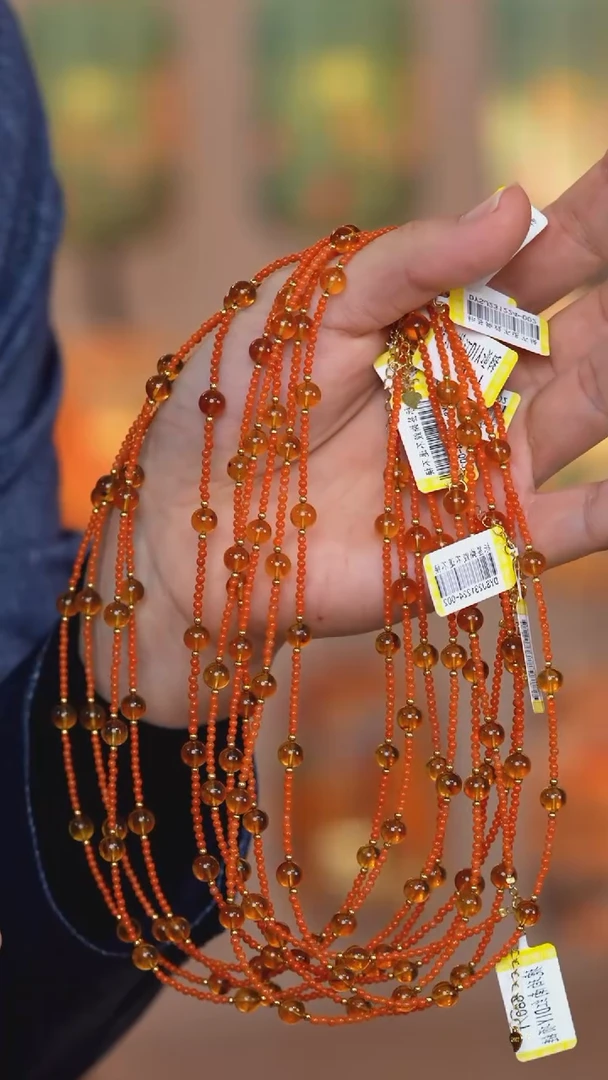 【闪购商品】南红玛瑙项链银S925镶嵌满天星项链 多样性发其一