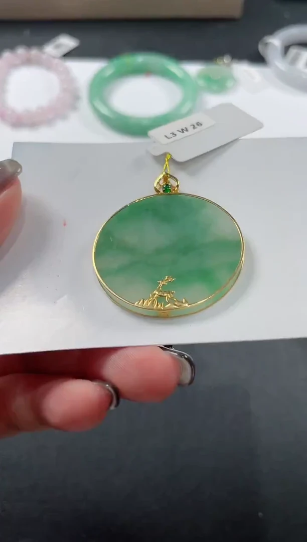 颈饰未镶嵌翡翠基地发货H 2539