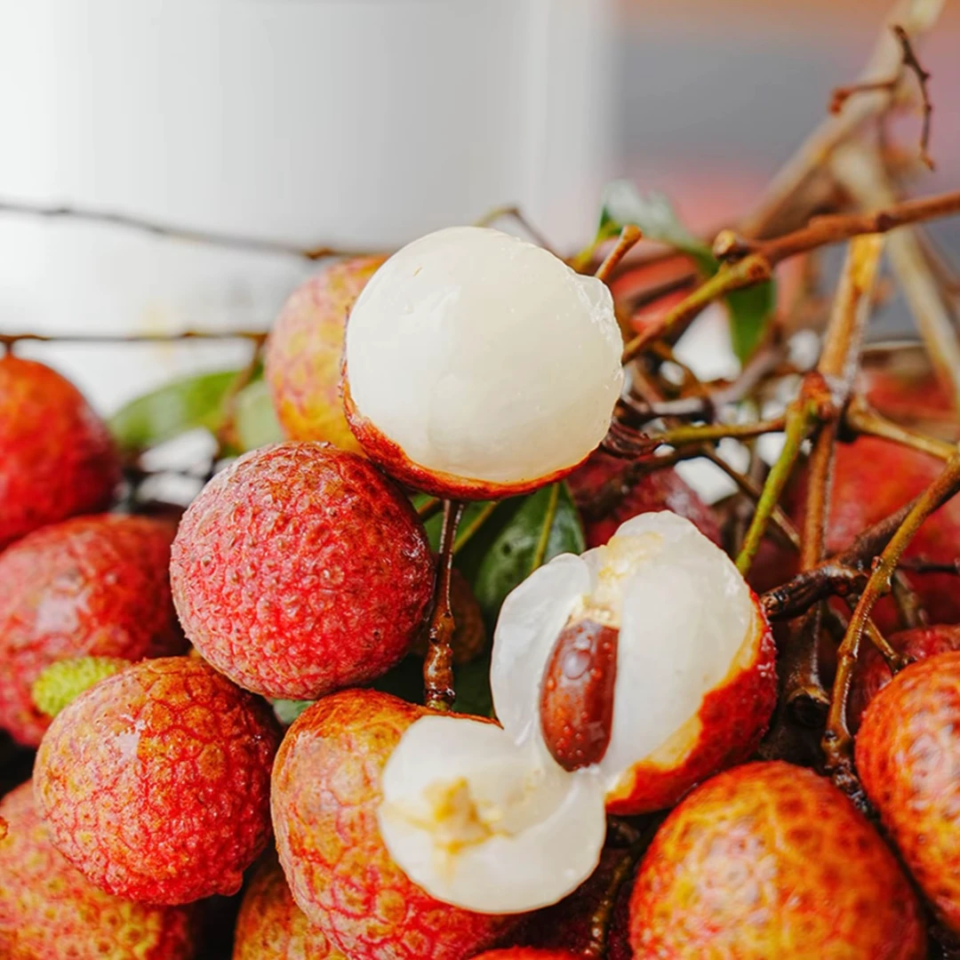 【顺丰|京东】广东茂名黑叶荔枝纯甜无酸爆甜多汁现摘现发广东省