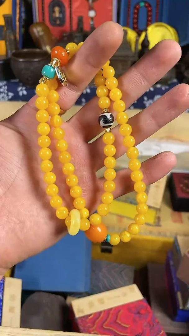 【闪购商品】琥珀颈饰未镶嵌玉琅壹号哈哈哈