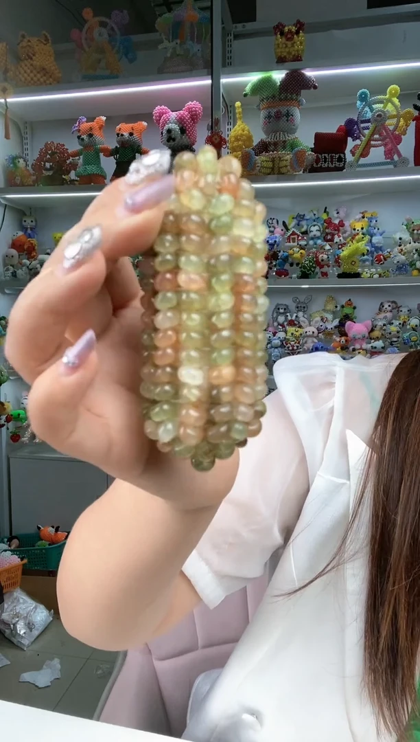 玻璃0271卡8爆花算盘珠150颗杨玉环