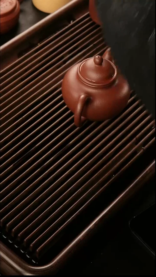 茶壶紫砂四号井底槽青 掇球