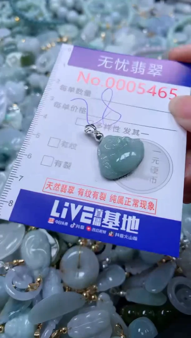 翡翠未镶嵌吊坠(不含链)5465