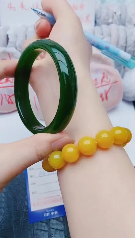 未镶嵌手镯石英质玉w130+63-64-65