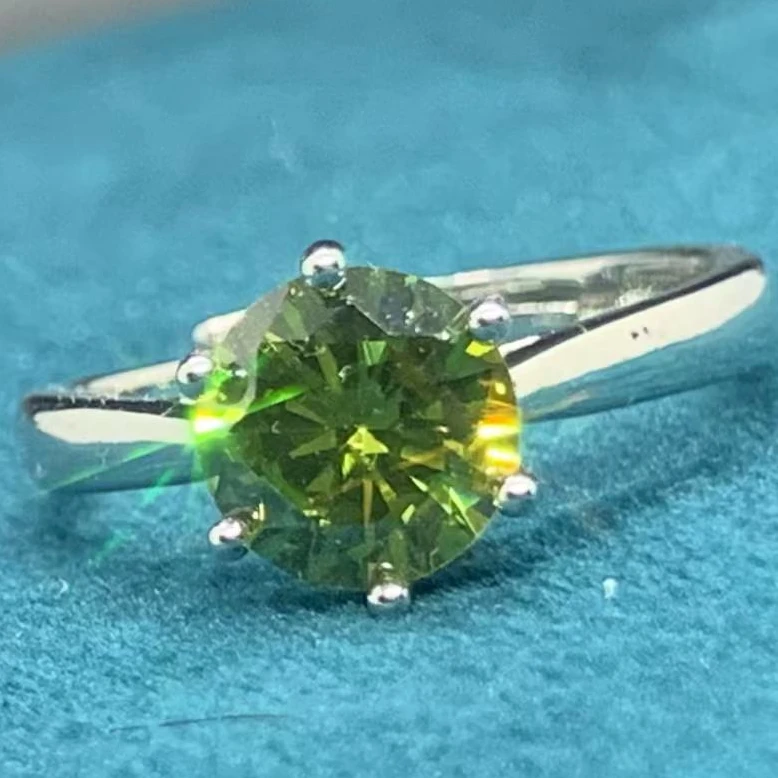 【南非库里南】NFKLN 高端奢华定制  六爪黄色戒指  476