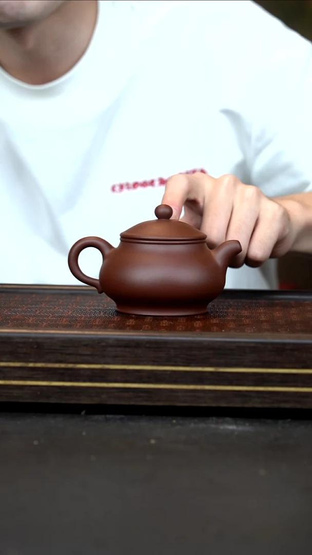 茶壶紫砂     ZJF       底槽青       潘壶       200cc