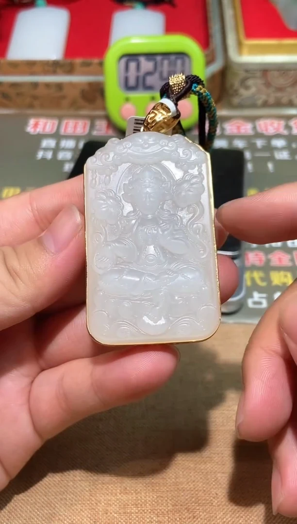 颈饰银S925镶嵌和田玉灰***6多样性拍一发一2721