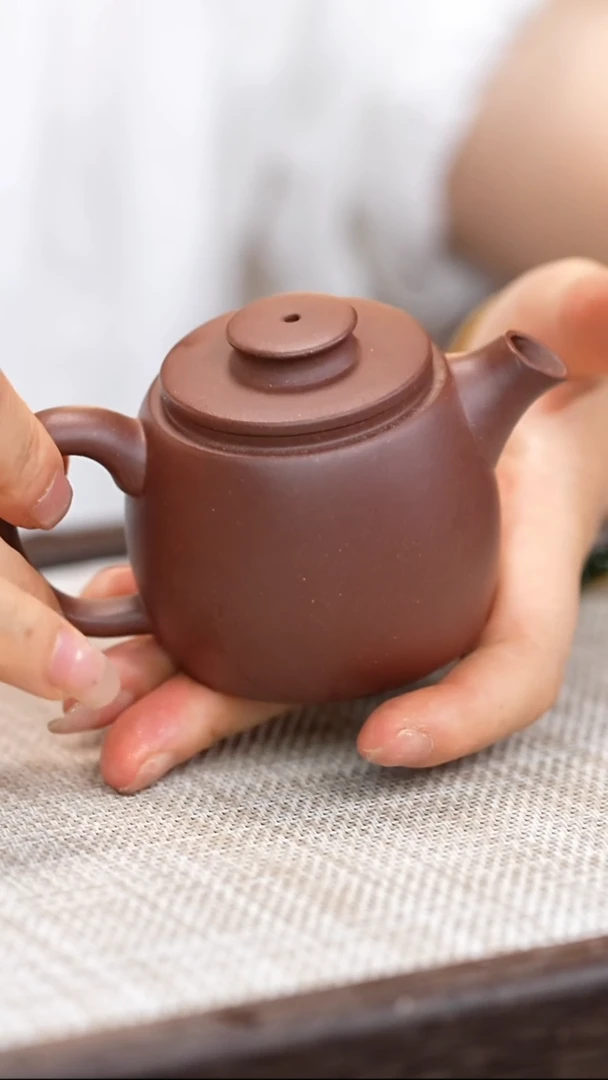 茶壶紫砂紫泥  炮嘴巨轮