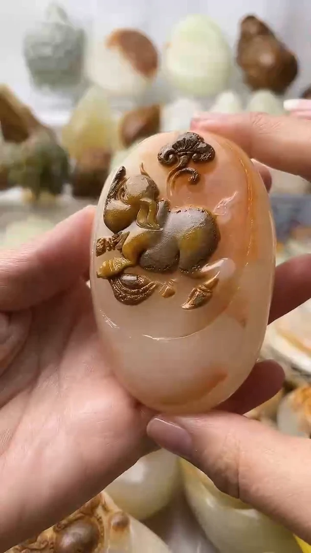 石材古青石棉纹正常不退换猪