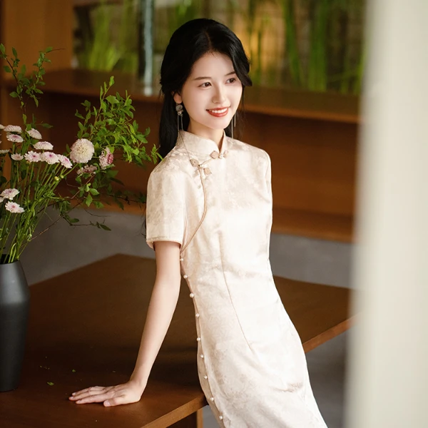时光裁剪|怀素新中式旗袍绝美日常旗袍女2025新款连衣裙气质可穿